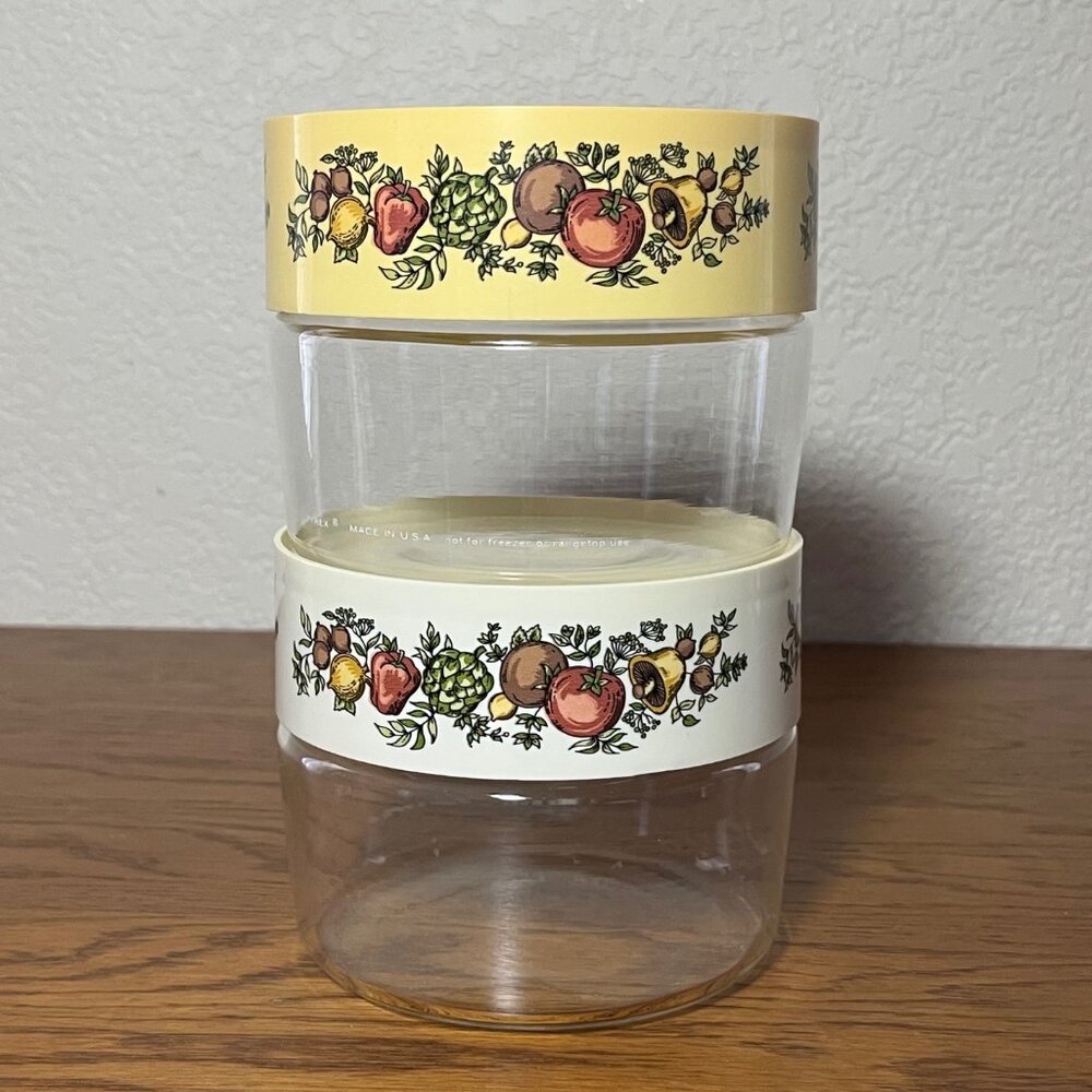 70's Pyrex Spice of Life Canisters - Picture 2 of 12